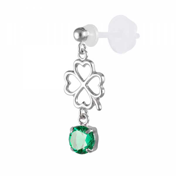Emerald Ceramic Earrings 01