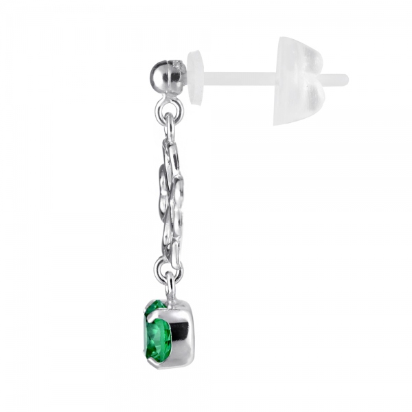 Emerald Ceramic Earrings 01