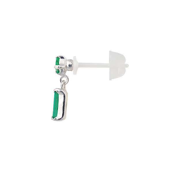 Emerald Ceramic Earrings 02
