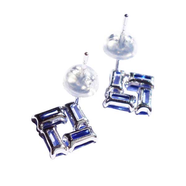 Blue Sapphire Earrings 01