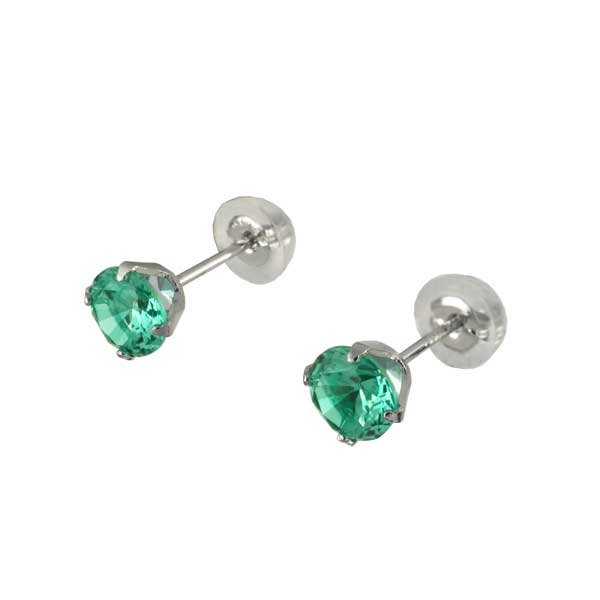 Green Chrysoberyl Earrings 01