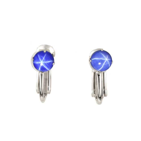Star Sapphire Earrings