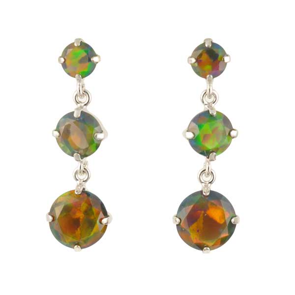 Black Opal Ceramic Earrings 02