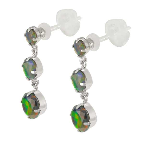 Black Opal Ceramic Earrings 02