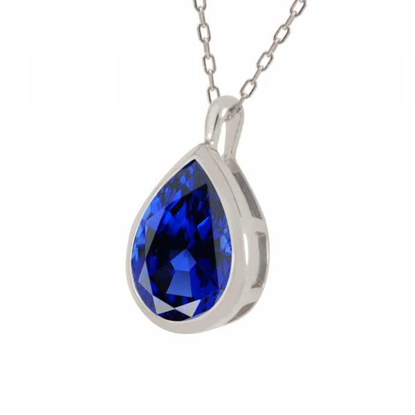 Blue Sapphire Pendant 01