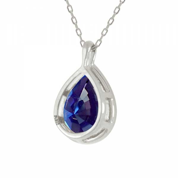 Blue Sapphire Pendant 01