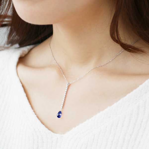 Blue Sapphire Pendant 05