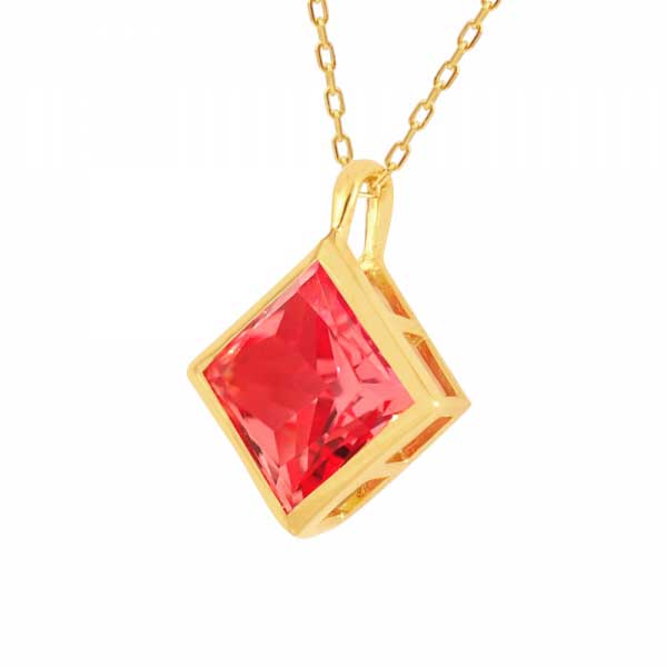 Padparadscha Sapphire Pendant 02
