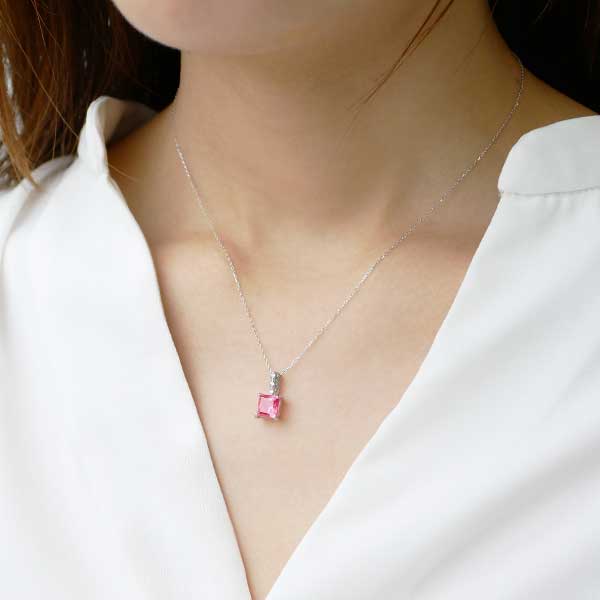 Padparadscha Sapphire Pendant 03