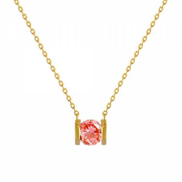 Padparadscha Sapphire Pendant 04