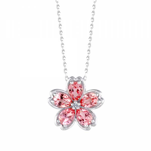 Padparadscha Sapphire Pendant 05