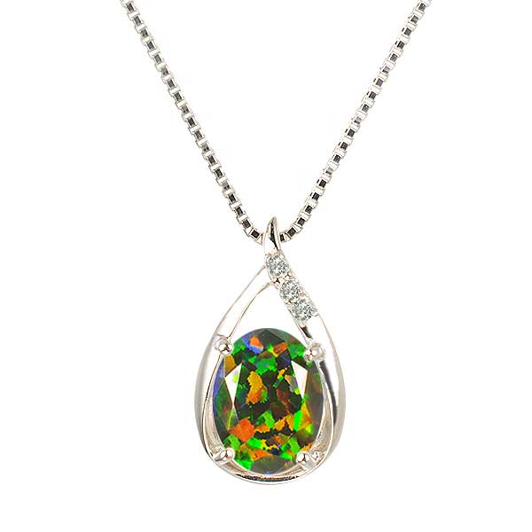 Black Opal Pendant 02