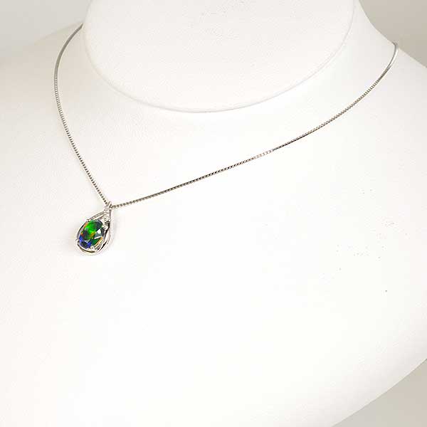 Black Opal Pendant 02