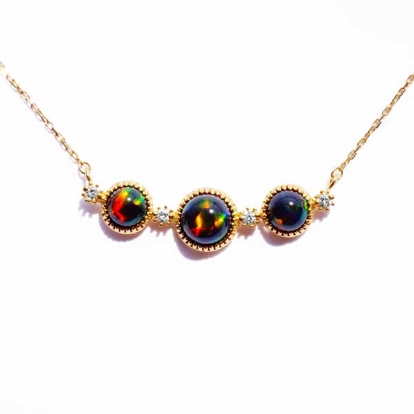 Black Opal Pendant 03