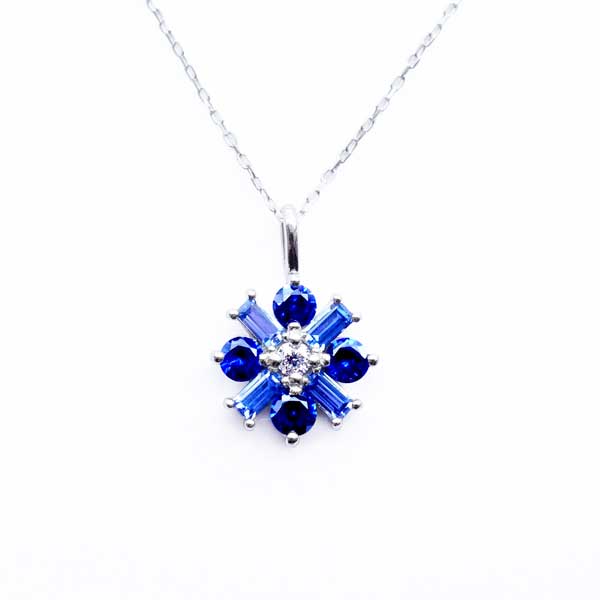 Blue Sapphire Pendant 06