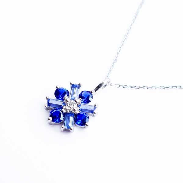 Blue Sapphire Pendant 06
