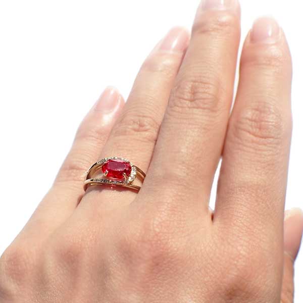Padparadscha Sapphire Ring 01
