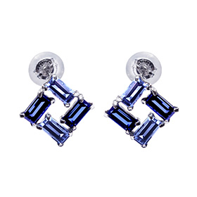 Blue Sapphire Earrings 01
