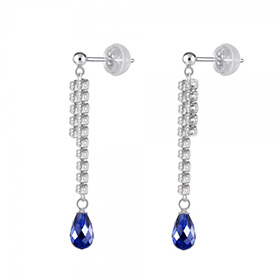 Blue Sapphire Earrings 03