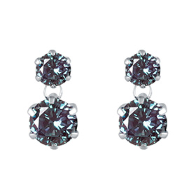 Alexandrite Ceramic Earrings