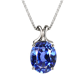Blue Sapphire Pendant 04