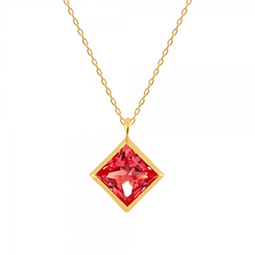 Padparadscha Sapphire Pendant 02