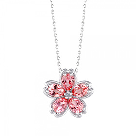 Padparadscha Sapphire Pendant 05