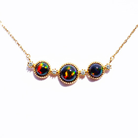 Black Opal Pendant 03